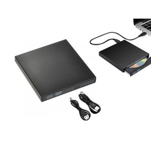Lecteur CD/DVD externe USB 2.0, graveur CD-RW portable pour ordinateurs portables et de bureau - Neuf