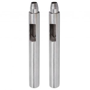 Xyong Lot De 2 Outils De Perforation Pour Cuir, 7 Mm, Pour Bricolage, Rond, Creux, Percage, Materiel - Neuf