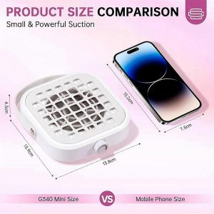 Collecteur De Poudre Pour Ongles Mini C Type Dépoussiéreur Ventilateur Puissant - Neuf