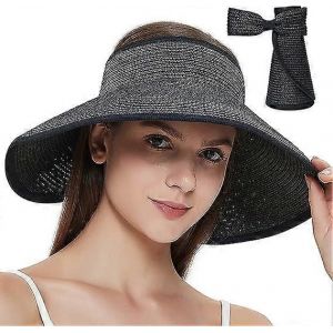 Chapeau À Pare-Soleil En Paille À Large Bord Pour Femme - Neuf