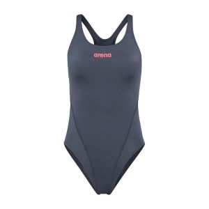 Maillot De Bain 1 Pi&egrave;ce Arena Women S Team Swimsuit Swim Pro Soli Gris Anthracite Fonc&eacute; 40 - Neuf