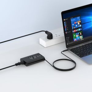 KALANKA-65W Chargeur HP USB C Ordinateur Portable pour HP Elitebook 840 850 G5 G6 G7 Probook 430 440 450 470 G6 G7 G8 Spectre X360 Pavilion X360 Chromebook Alimentation Type-C PC Adaptateur - Neuf