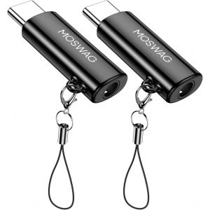 LORANKA-Adaptateur de Prise de Casque USB-C vers 3,5mm avec DAC, Convertisseur Audio Hi-FI et Micro en Alliage de Zinc Haute R&eacute;solution, Compatible avec Galaxy, Pixel, Xiaomi, iPhone et iPad - Neuf