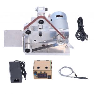 XYONG Mini ponceuse a bande electrique DIY, polisseuse, ponceuse, 7 vitesses, DC12-24 V, type 10, prise US 110-240 V - Neuf