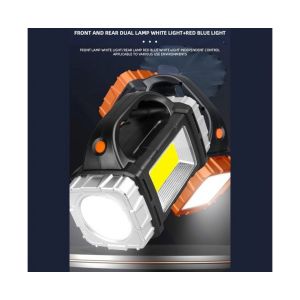 Lampe De Poche Led Solaire Haute Luminosit&eacute; &iquest; Lampe De Camping Multifonction Portable Avec Batterie Externe Et 7 Modes Pour Les Aventures En Plein Air - Neuf