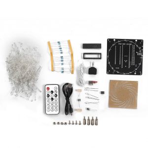 Tour électronique Kit d'affichage LED coloré avec télécommande LED Cube Ensemble de bricolage - Neuf