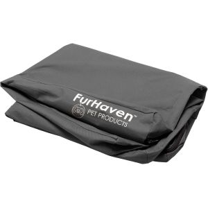 Housse De Rechange Imperméable Pour Lit De Chien Avec Logo Imprimé Logo U2013 Gris Pierre, Taille M - Neuf