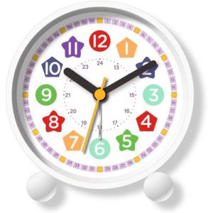 CAUC-R&eacute;veil Num&eacute;rique Enfants sans Tic-tac,d'apprentissage Silencieux Horloge,Enfants pour R&eacute;veil Analogique Compact,gar&ccedil;ons et Filles - Neuf
