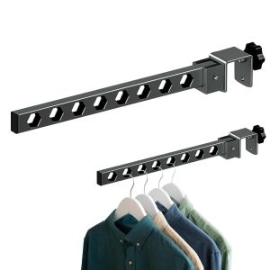 KALANKA-Etendoir Linge Interieur Mural Pliable, Sechoir Mural Gain de Place avec Crochets, Etandage &agrave; Linge Int&eacute;rieur pour Dressing, Chambre ou Buanderie &iquest; Rangement Compact et Pratique - Neuf