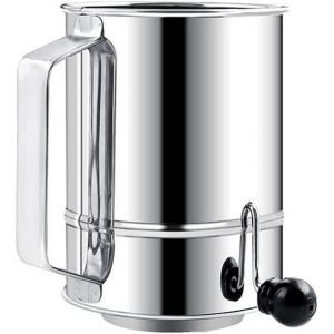 Tamis &Agrave; Farine, Tamis &Agrave; Farine En Acier Inoxydable, Grand Tamis &Agrave; P&acirc;tisserie Press&eacute; &Agrave; La Main, Tamis &Agrave; Sucre Glace, Tamis &Agrave; Farine (Petit) - Neuf