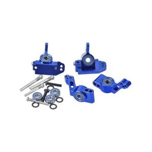 Pour Slash 2WD Metal Front C + Coupelle de Direction Avant,Bleu - Neuf