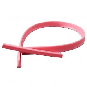 Porte De Douche Barrage Bouchon D'eau Pliable Seuil De Douche Barri&egrave;re D'eau Bande Imperm&eacute;able &Agrave; L'eau-0.5m-Rose - Neuf