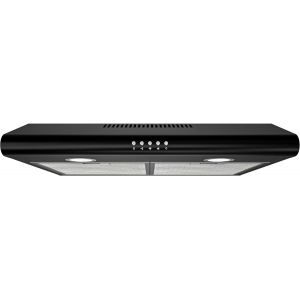 CHECARZHN--NO1-Hotte Aspirante 60Cm,Hotte Visière,3 Vitesses, Moteur Sans Balais, 250 M³/H,Eclairage Led,Filtre À Charbon Inclus- Evacuation Et Recyclage,Hotte De Cuisine,Noir - Neuf