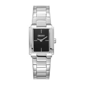 Montre Femme Dkny Everyday - Bo&icirc;tier Rectangulaire En Acier Avec Cadran Anthracite - Neuf