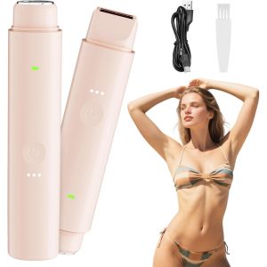 Eryi-Rasoir Intime 2025 Pour Femme, Rasoir Électrique 2 En 1, Double Tête, Rechargeable, Étanche, Pour La Zone Intime, Humide Et Sec Pour Le Visage, Les Aisselles, Les Jambes, Le Bikini - Neuf