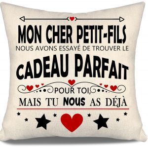 ERSHI-Mon Cher Petit-Fils Nous Avons essayé de trouver Le Cadeau Parfait pour toi mais tu Nous as déjà Housses de Coussin Amusante[1663] - Neuf