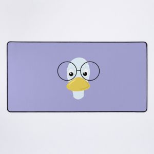 Grand Tapis de Souris Gaming pour Bureau Le canard à lunettes bleu 75x40cm Antidérapante Clavi - Neuf