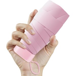 Mini Parapluie De Poche Pliant Protection Solaire Anti-Uv Compact Parapluie Anti Uv Up 50 Femmes Coupe-Vent Portable Voyage Petit Solide &Eacute;tanche Ombrelle De Voyage- Pour Femme - Neuf