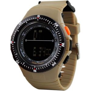 Eryi-Digital Montre Bracelet Homme Garçon Led Outdoor Sport Montres Tactique Militaire 5atm Etanche L'eau Multifonction Date Calendrier Alerte Chronomètre Plastique Et Caoutchouc - Neuf