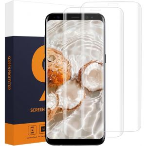 Cauc-Lot De 2 Films De Protection D'&eacute;cran En Verre Blind&eacute; Pour Samsung Galaxy S9 - Ultra Fin - 9h - Incassable - Couverture Compl&egrave;te 3d - &Eacute;tanche - Anti-Poussi&egrave;re - Pour Galaxy S9 - Neuf