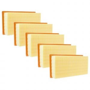 vhbw 5x filtre pliss&eacute; plat L - M compatible avec K&auml;rcher Winner Pro Vac, NT 375 Eco aspirateur sec/humide, aspirateur - Neuf