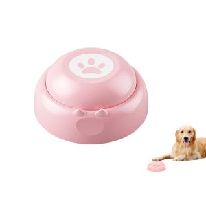 Bouton De Communication Pour Animaux De Compagnie, Pour L'&eacute;ducation Et L'interaction Avec Les Chiens - Rose - Neuf