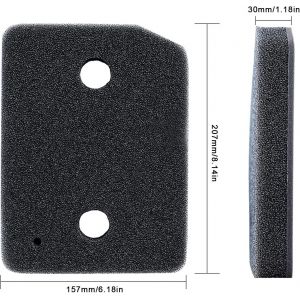 Lot de 3 filtres de sèche-linge pour sèche-linge à pompe à chaleur Miele 9164761 - Neuf