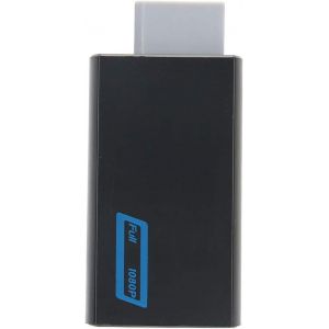 Convertisseur Wii Vers Hdmi,Full Hd Pour Wii Vers Hdmi Convertisseur 1080p Sortie Audio Vidéo 3,5 Mm Compatible Avec Hdcp,Wii U - Neuf