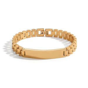 Bracelet Pour Homme En Acier Inoxydable - Bracelet Classique Pour Homme - Bijou &Eacute;l&eacute;gant Et Styl&eacute; - Id&eacute;e Cadeau Pour Homme - Neuf