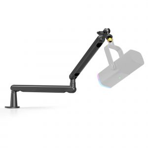 Fifine&iquest;Support De Microphone &Agrave; Bras Bas Profil R&eacute;glable,Avec Gestion Des C&acirc;bles/Support De Bureau,Fl&egrave;che De Suspension Pour Ampligame K688 Am8-Bm88.Black. - Neuf