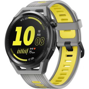 Montre Connect&eacute;e Gt Runner 46 Mm,Double Bande Gnss Avec 5 Syst&egrave;mes,D&eacute;tection Pr&eacute;cise De La Fr&eacute;quence Cardiaque,Programme Scientifique De Course Ki,Poids L&eacute;ger,Gris - Neuf