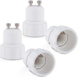 Adaptateur De Douille 4x - Convertisseur De Douille Gu10 Vers E14 - Adaptateur De Douille À Baïonnette Pour Ampoule Halogène Led - Neuf