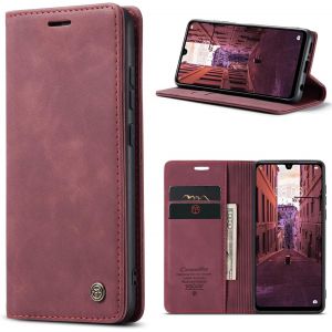 Sjzg-Coque Pour Huawei P30 Lite Portefeuille &Eacute;tui, Housse Flip En Cuir Pu Protection Pochette Wallet Case, [Magn&eacute;tique] [Kickstand] [Rfid] Huawei P30 Lite Porte Carte Cover, Rouge - Neuf