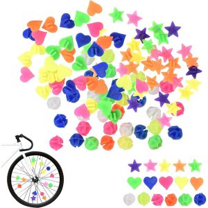 Kal-108pièce Perles Rayons Velo - Clips À Rayons Pour Vélo - Neuf