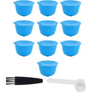 KAL-Kit De Tasse De Filtre De Capsule De Café Rechargeable Capsules De Capsules Réutilisables En Acier Inoxydable Avec Couvercles De Réutilisation(3#) - Neuf