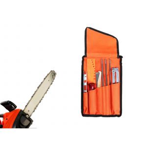 Kit d'aff&ucirc;tage de tron&ccedil;onneuse avec sac de rangement - 9 pi&egrave;ces - Neuf