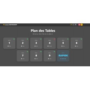 Logiciel De Caisse Restaurant & Bar - Sans Abonnement - Compatible Imprimante Ticket & Tactile - Neuf