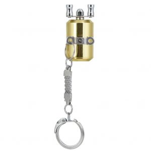 Porte-Cles Mini Moulinet De Peche A La Mouche Portable - Neuf