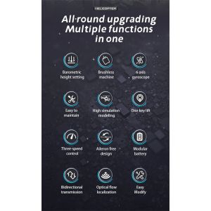 Coolbank & Rc Era C190 1:30 H145 Échelle 2.4g 6ch Hélicoptère Rc Sans Barre Avec Gyroscope À 6 Axes Et Localisation Par Flux Optique Rtf - Neuf