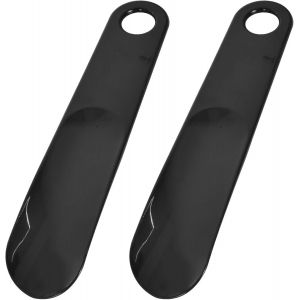 Set De 2 Chausse-Pieds En Plastique - Petit Chausse-Pieds 19cm Très Stable Chausse-Pieds Avec ?illet De Suspension Pour Toutes Les Tailles De Pieds, Chaussures Et Bottes Facile À Utiliser - Neuf