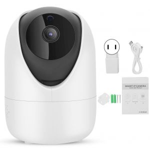 Camera intelligente WiFi 1080P HD, suivi automatique, vision nocturne, CCTV, radio bidirectionnelle, 100-240 V, prise US - Neuf