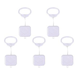5Pcs Boîte à Musique Cordon De Corde Étanche Boîte À Musique Avec Classique Lullaby Melody Wind Up Boîte à Musique - Neuf