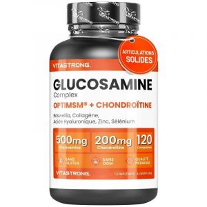 Glucosamine Chondro&iuml;tine Msm - Collag&egrave;ne, Acide Hyaluronique, Zinc, S&eacute;l&eacute;nium, Boswellia - Suppl&eacute;ment Pour Articulations - Neuf