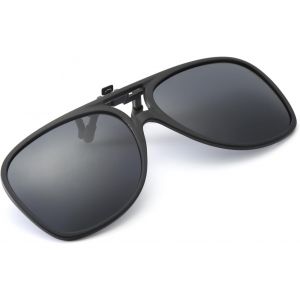 Kathlelxh-Clip Lunettes De Soleil Polarisées Pour Hommes Femmes Rertro Pilote Clip Solaire Pour Lunettes De Vue Lunettes De Soleil Polarisées À Clipser, 54mm[H286] - Neuf