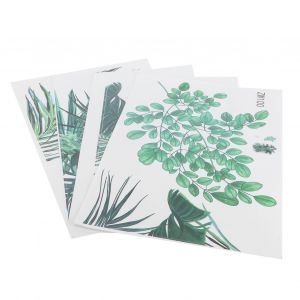 Hjlian Autocollants Muraux A Motif De Feuilles Vertes, Decoration Murale Pour Salon Et Chambre A Coucher - Neuf