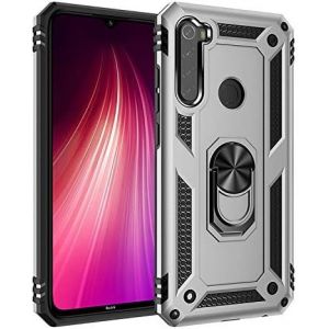 Kal-Coque Pour Samsung Galaxy A21 + 9d Verre Trempé, Silicone Souple Et Pc Dur Coque [Slim Armor] Protection Résistante, Anti-Choc, Anti-Rayure, Etui Housse Avec Support Kickstand - Neuf