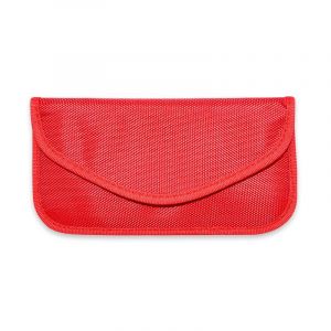 Lot de 2 pochettes de sécurité RFID - Pochette antivol Faraday RFID gratuite pour porte-clés de voiture (rouge) - Neuf