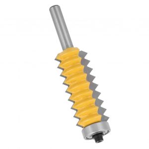 8 tige cutter &agrave; bois rail stile routeur bit line wave type couteau de fraisage &agrave; bois (coupe-bois &agrave; plusieurs dents 8 x 55) - Neuf