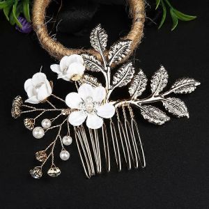 Accessoires De Coiffure De Mariage Dor&iquest;&iquest;S, &iquest;&iquest;Pingles &iquest;&iquest; Cheveux En Perles Et Strass, Peignes Et Pinces Pour Les Mari&iquest;&iquest;Es Et Les Femmes (Couleur : 07) - Neuf