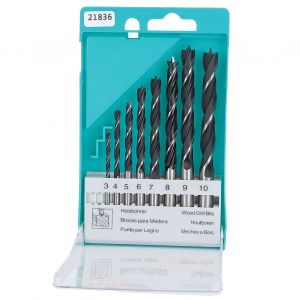 XYONG Lot de 8 forets helicoidaux a tige ronde en acier a haute teneur en carbone, accessoires de percage pour le travail du bois - Neuf